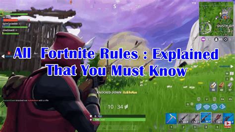 fortnite rule 30+4|list of fortnite rules.